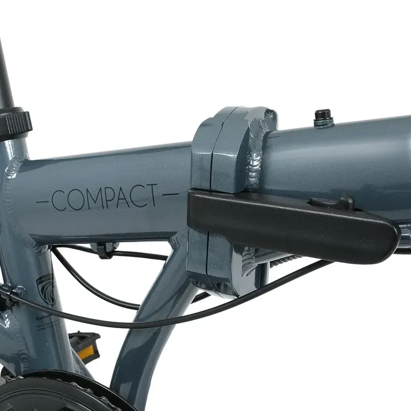 Falcon Compact Electric Folding Bike in Grey-8