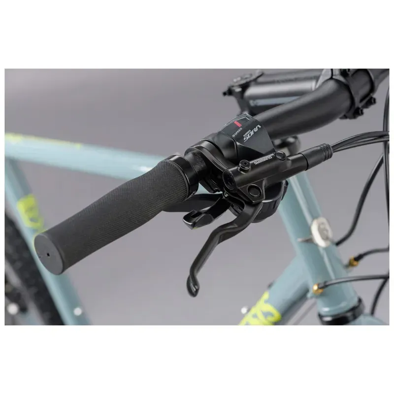 2021 Genesis Croix De Fer 10 Steel Flat Bar Gravel Bike in Blue -2