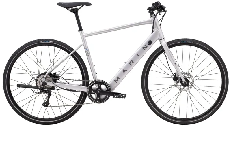 Marin Fairfax E eHybrid Bike in Silver