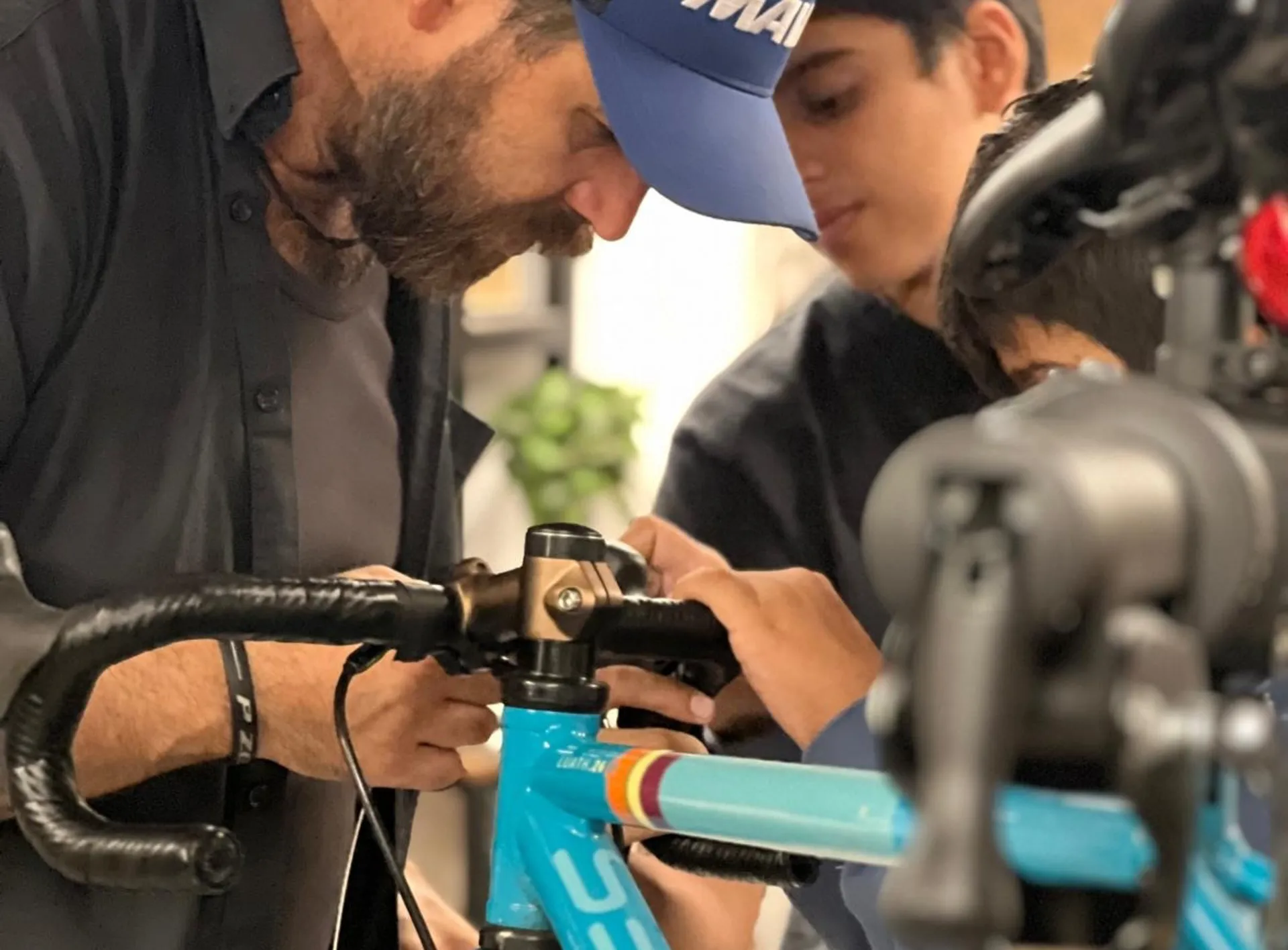Learning bicycle maintenance