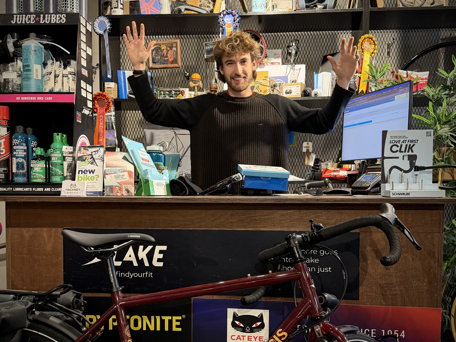 Bike sales at London bike studio
