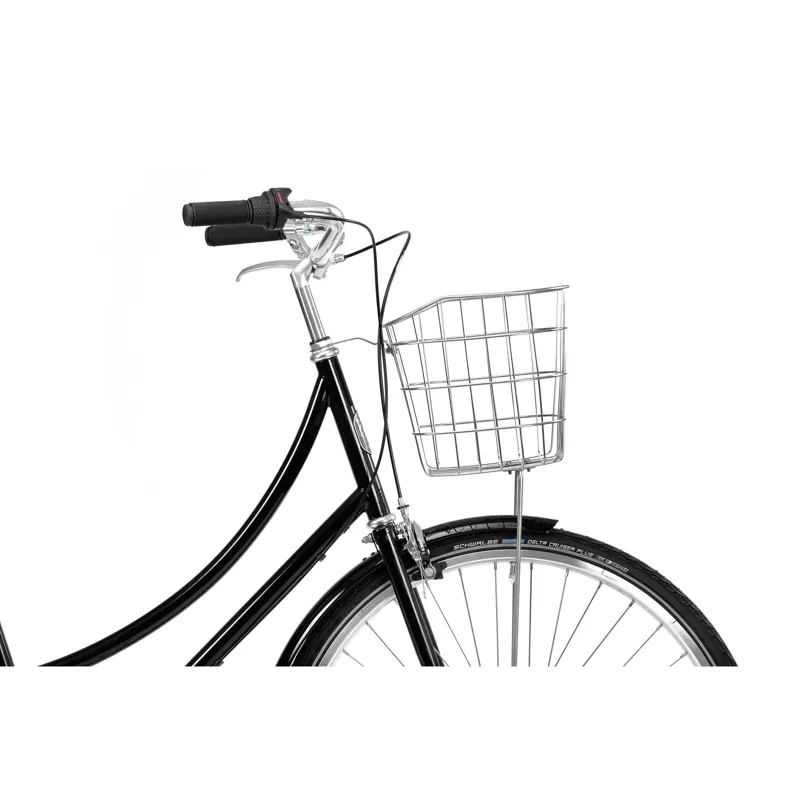 Pelago Bordeaux 7 Speed Hybrid Bike With Dynamo Lights in Black-5